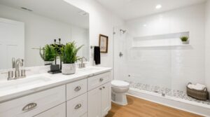 Modern bathroom after full renovation by QualyPlus
